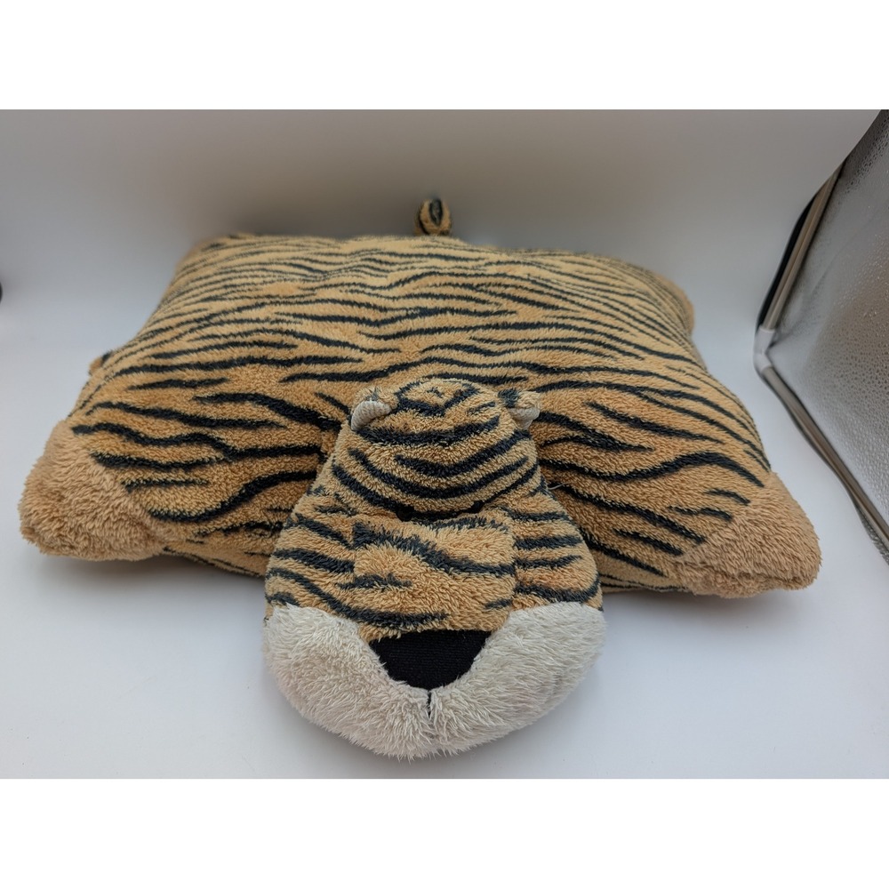Fiesta Plush Pillow Tiger Striped Stuffed Animal 18 Inch Jungle Safari